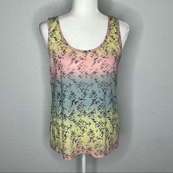 Pastel Aztec Tank Top - Picture 2 of 13